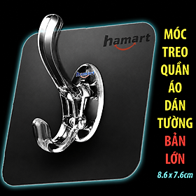 Mua Móc Dán Tường Treo Quần Áo Hamart Móc Dán Tường Treo Đồ Đa Năng Acrylic Polyme Dày Siêu Chắc