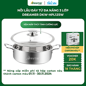 Mua Nồi lẩu inox đáy từ 25cm- Dreamer DKW-HPL125W