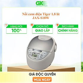 Nồi Cơm Điện Tử Tiger JAX-S18W - 1.8L - Hàng Chính Hãng