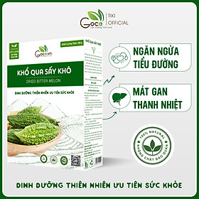 Khổ qua (Mướp đắng) sấy khô Goce - Công nghệ sấy lạnh cao cấp - 150g