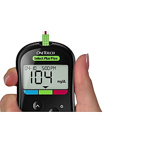 Combo Máy Đo Đường Huyết One Touch Ultra Plus Flex Johnsons & Johnson ( Tặng kèm lọ 25 que thử+100 kim lấy máu + 100 cồn khô )