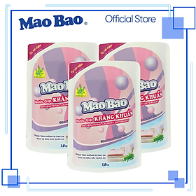 Combo 03 túi nước giặt kháng khuẩn Mao Bao 1800g