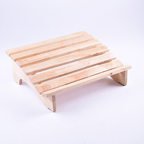 Ghế gỗ kê chân thoải mái