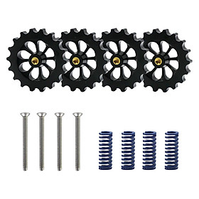 Heatbed Leveling Kit Hand Twist Leveling Nuts Accessories Yellow