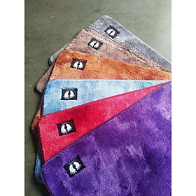 Mua Thảm Lau Chân logo bàn chân  Thảm Chùi Chân Siêu Thấm  Mềm Mịn  Chống Trơn Trượt Kt 40*60