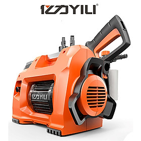 Mua Máy rửa xe áp lực cao dùng trong gia đình Yili YLQ4450G-O động cơ lõi từ tặng kèm nhiều phụ kiện dùng rửa xe cao áp ô tô xe máy - hàng chính hãng