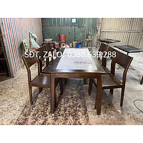 Bàn ghế ăn gỗ sồi cao cấp