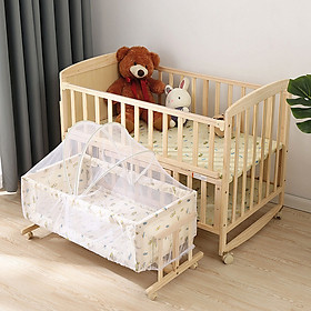 Combo giường cũi nôi cho bé yêu
