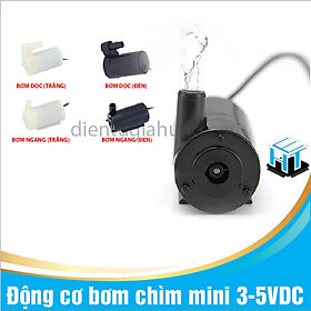 1 Cái Động cơ bơm chìm mini 3-5VDC (Shop giao Màu ngẫu nhiên)