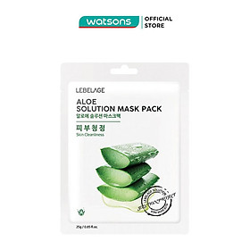Mặt Nạ Lebelage Aloe Solution Mask Pack Skin Cleanliness Chiết Xuất Nha Đam 25g