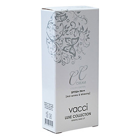 Tuýp Kem Phấn Nền Thế Hệ Mới CC Cream VACCI - Trắng Kem (15g)