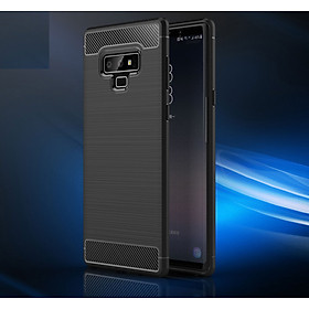 Ốp lưng chống sốc Vân Sợi Carbon cho Samsung Galaxy Note 9 - hàng nhập khẩu - Đen