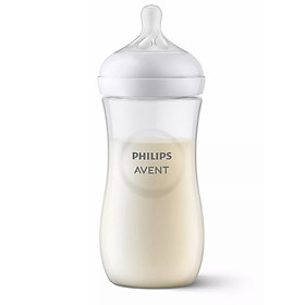 Bình sữa mô phỏng tự nhiên mới hiệu Philips Avent  cho trẻ từ 3 tháng tuổi (330ml-đơn)_SCY906.01