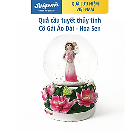 Quả Cầu Tuyết - Cô Gái Áo Dài - Hoa Sen
