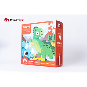 Đồ Chơi Xếp Hình MyndToys Go Up! Puzzle Level 4 - Dino Series F Dành Cho Các Bé Trên 4 Tuổi