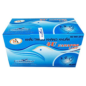 >> BÁO GIÁ Khẩu Trang Tiếng Anh Là Gì | Shopee Lazada Sendo Tiki mới nhất 6 Khẩu trang Nam Anh 4U kháng khuẩn 4 lớp hộp 50 cái màu xanh
