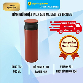 Bình giữ nhiệt inox 500 ml Delites TH2066