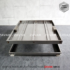 Nắp bể ngầm Zavak Inox 304. MHI 600x600