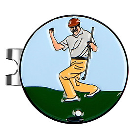 Golf Ball Marker Hat Clip 25mm Golf Ball Mark Tool Golf Hat Style A