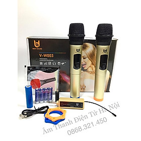Mua Micro Không Dây BD W003 Tiện Dụng Gọn Nhẹ  Chất Âm Mượt Mà  Chuyên Karaoke Gia Đình   Loa Kéo  Loa Bluetooth  Du Lịch