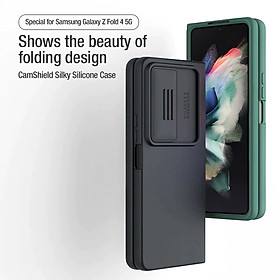 Ốp lưng Galaxy Z Fold 4 Nillkin CamShield Silky chính hãng- Hàng chính hãng