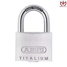 Ổ khóa ABUS 64TI/50 thân TITALIUM rộng 50mm 4 chìa răng cưa - MSOFT