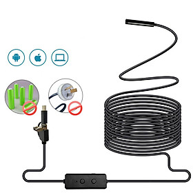 Bộ Camera Nội Soi Chống Nước 3 Trong 1 WiFi Cáp Cứng