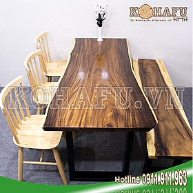 Mua {XẢ HÀNG TRONG NĂM} Bàn ăn/ Bàn cafe gỗ me tây - GIÁ TẬN GỐC