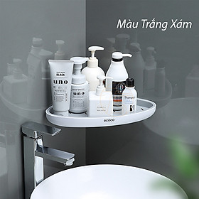 Kệ Góc Phòng Dán Tường Ecoco E2030 Để Đồ Trong Nhà Tắm, Nhà Bếp Chống Nước Chịu Lực