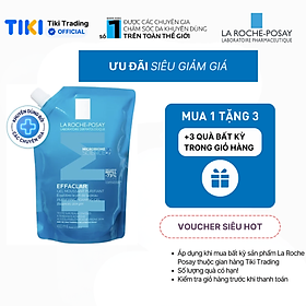Gel rửa mặt cho da dầu nhạy cảm La Roche-Posay Effaclar Foaming Gel 400ml (Túi refill)