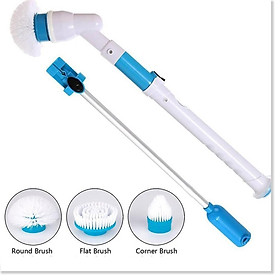Mua ( Xả kho sập sàn) Cây lau nhà thông minh bằng điện  Chổi điện đa năng chà vết bẩn thông minh 360 độ - bảo hành uy tín