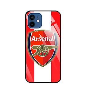 Ốp Lưng Kính Cường Lực Cho Điện Thoại IPHONE 12 / 12 PRO - 0168 ARSENAL - Hàng Chính Hãng