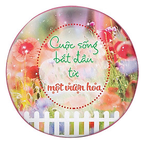 Gối Ôm Tròn Cuộc Sống Bắt Đầu Từ Một Vườn Hoa GOGI012