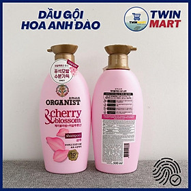 Dầu Gội/Kem xả Nuôi Dưỡng Tóc Organist Hàn Quốc 500ML - Hoa anh đào - Morocco Argan - Gừng & Bạc hà