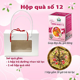 Set quà sức khỏe biếu tặng 8/3 20/10 20/11 14/2 ngày lễ tết Siêu thị thiên nhiên, hộp trà gạo lứt, cà gai leo túi lọc