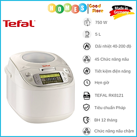 Mua Nồi Cơm Điện Tử Thông Minh TEFAL RK8121 MULTI-COOK  Sản Xuất Tại Pháp  45 Chương Trình Nấu  Dung Tích 5L  Công Suất Cao 750W - Hàng Nhập Khẩu Đức