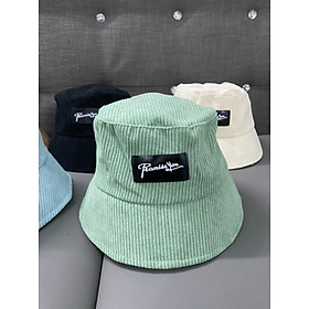 Nón Bucket Vải Nhung Tăm - Mũ Tai Bèo Ulzzang Unisex Nam Nữ Phong Cách Thời trang, Cá Tính