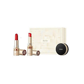 Bộ Son Dưỡng Và Son Lì Tặng Cushion Ohui The First Geniture Lipstick & Lipbalm Duo Special Set