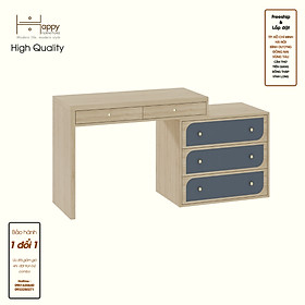 [Happy Home Furniture] BANA, Bàn trang điểm 5 ngăn kéo, 148cm x 45cm x75cm ( DxRxC), BAN_070