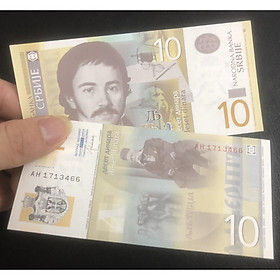 Mua Tiền cổ thế giới 10 dinars Séc-bi-a  tiền châu Âu