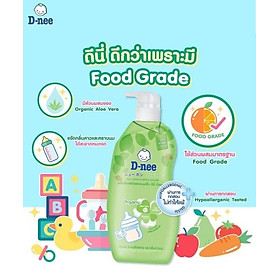 Nước rửa bình sữa D-nee Organic 600ml