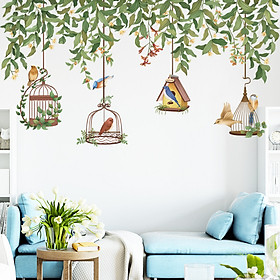 Mua Decal dán tường cho bé Sticker dán tường in chất lượng cao có keo mặt sau mẫu Dưới Tán Cây ZH78