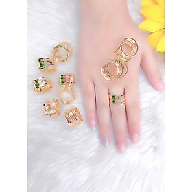 Nhẫn nữ ximen trơn  mạ vàng 18k mã EK3094