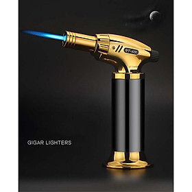 Mua Bật Lửa Đèn Khò AT 600 Xài Ga lua Mạnh Chống Gió Cao Cấp Cầm Tay Tích Hợp Chế Độ Giữ Lửa (kim loại)