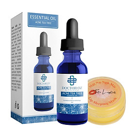 Serum Ngăn Ngừa Mụn Chiết Xuất Từ Tràm DOCTOR OZ ( 5ml) Tặng kèm Mặt Nạ Ngủ Môi Chống Thâm Và Khô Nứt Môi