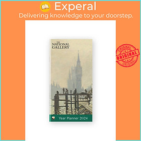 Hình ảnh Sách - National Gallery: Monet, The Thames Below Westminster 2024 Year Planner - Mont by Unknown (US edition, paperback)