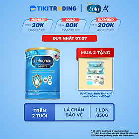 Sữa bột Enfagrow Enspire 3 850g hỗ trợ đề kháng với Lactoferrin dành cho trẻ từ 2-6 tuổi