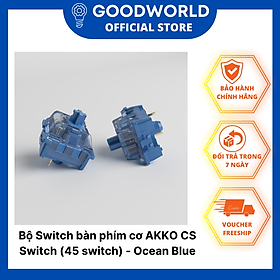 Bộ Switch bàn phím cơ AKKO CS Switch (45 switch) - Hàng Chính Hãng
