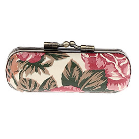 Makeup Holder Lipstick Case PU Leather Lip Balm Storage Box with Mirror for Purse Handbag Travel