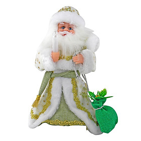 Electric Santa Toy 40cm Xmas Santa Toys for Christmas Party Living Room Home